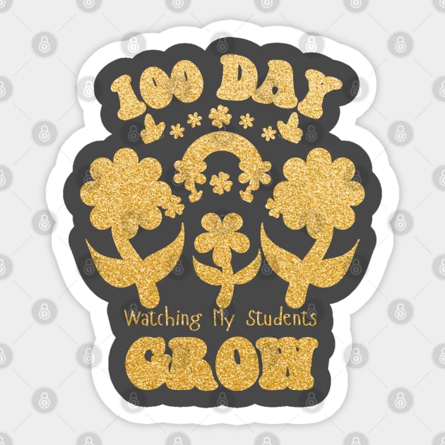 100 days smarter for girls boys kids Sticker by Emouran